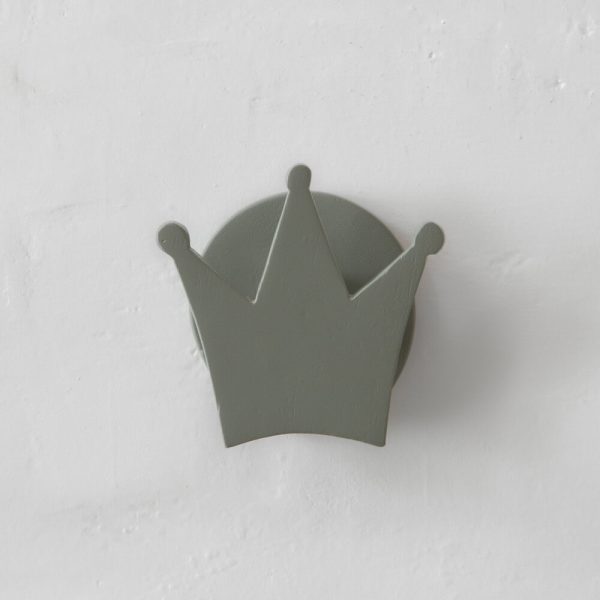 Crown-Shaped Wood Knob