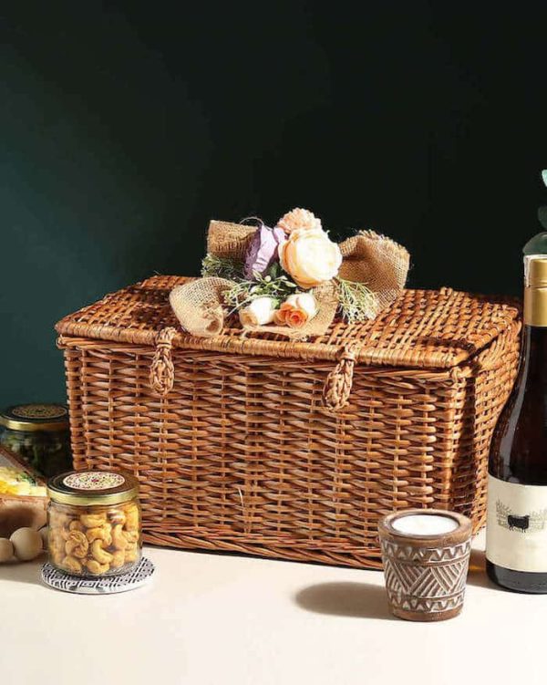 Handwoven Seagrass Box with Lid Cover (Sizes Available)