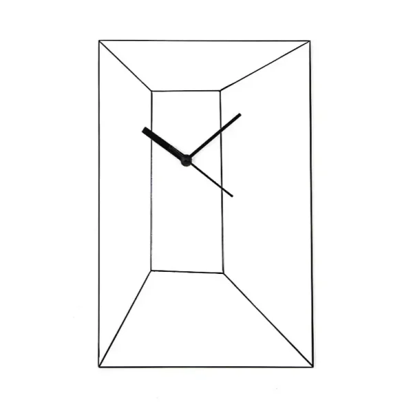 MDF, Optical Illusion Grid Square Wall Clock