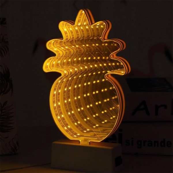 Pineapple-Shaped Infinity Light