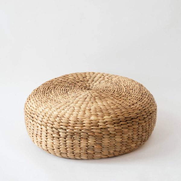 Pouffe made of Handwoven Natural Seagrass