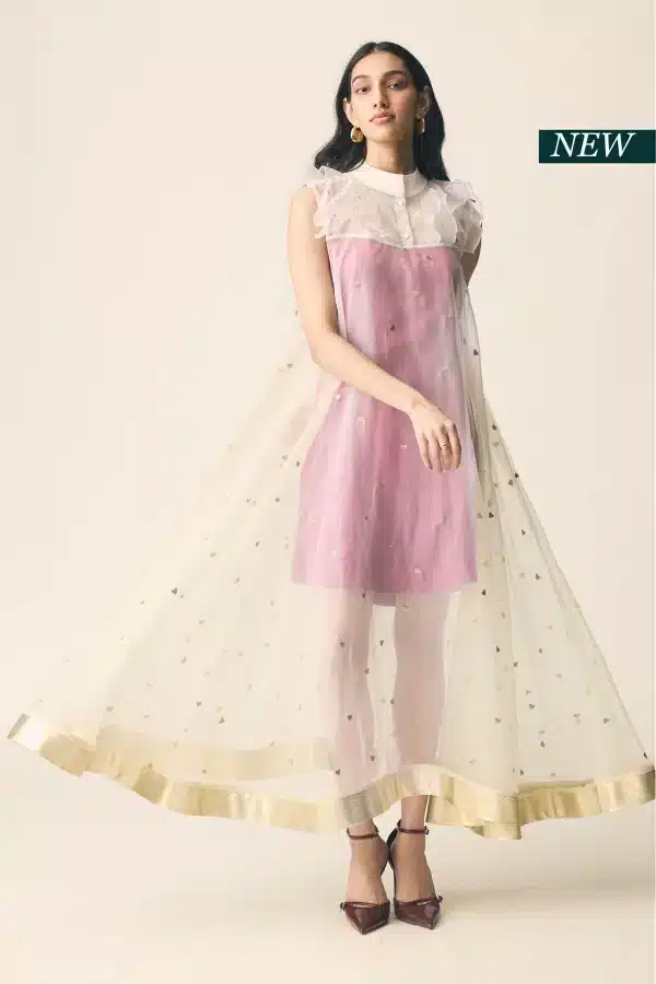 Chanda Dress in Sangria Pink