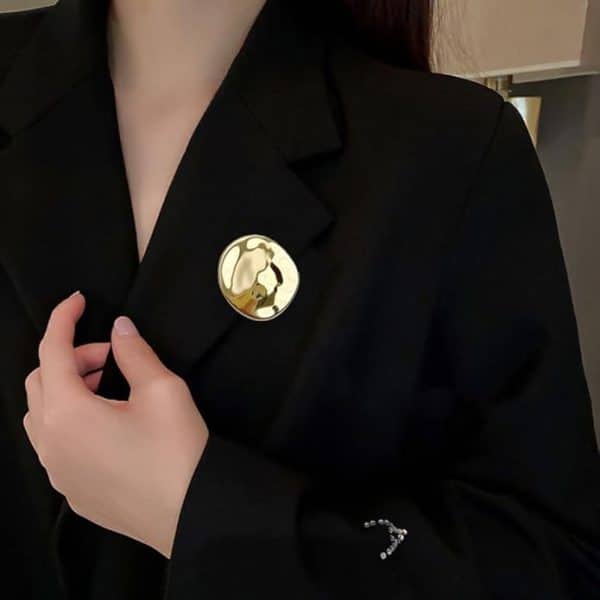 Alloy Golden Brooch Pin by Pmeixcy